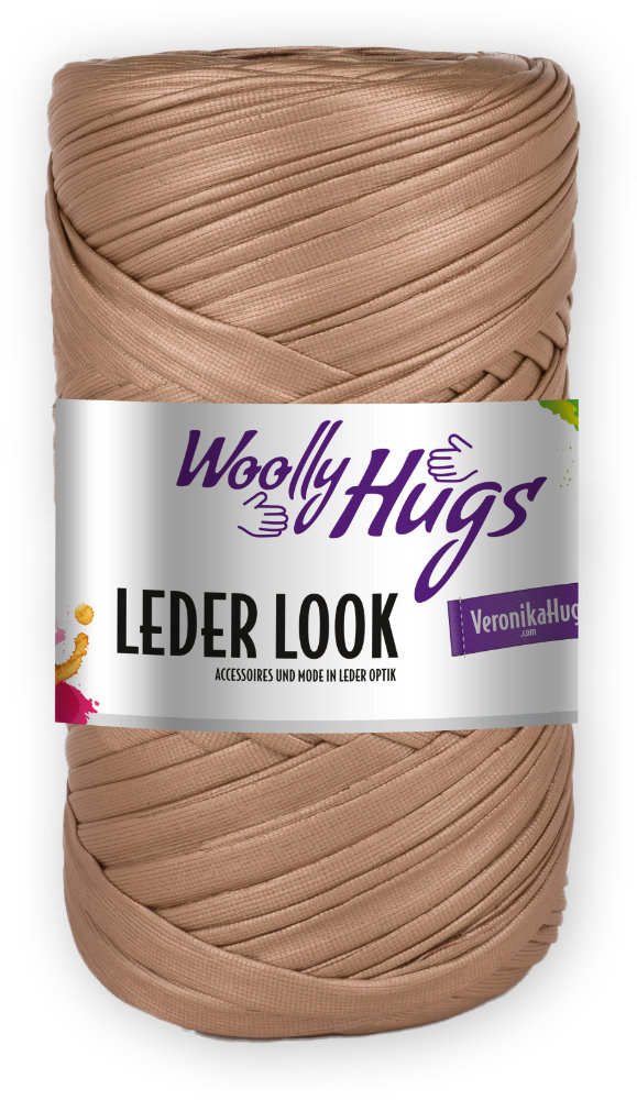 Leder Look von Woolly Hugs 0017 - coffee