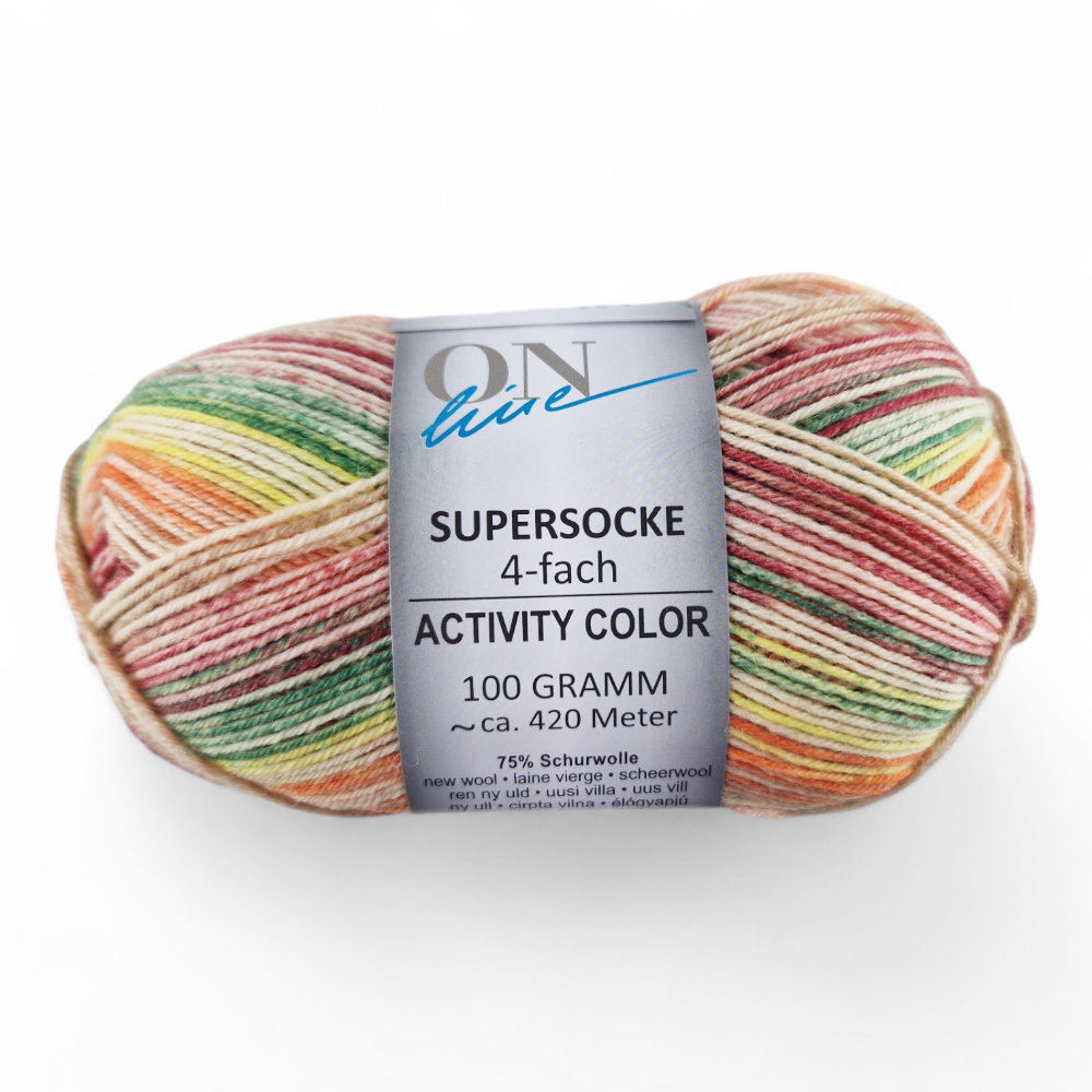 Supersocke Activity Color 4-fach von ONline 3063